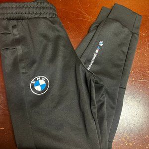 Puma Mens Black BMW Motorsport Tapered Leg Activewear Track Pants Size L XXL